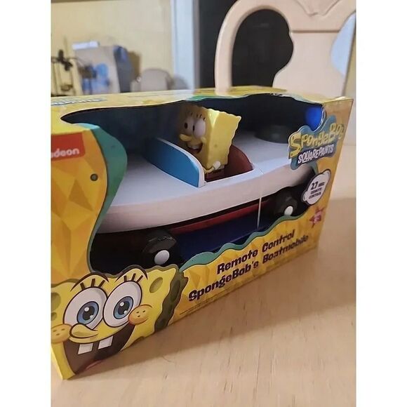 SpongeBob Squarepants Boatmobile Remote Control 27 MHz NEW In Box - Picture 5 of 5